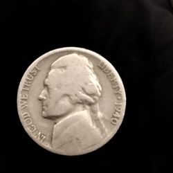 1940 Nickel - No Mint Mark