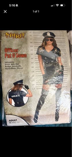 Spirit Officer Pat U Down Police Costume