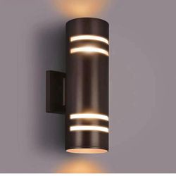Outdoor Wall Light, Exterior Lighting - ETL Listed,Aluminum Waterproof Wall Mount Cylinder Design - Up Down Light Fixture for Porch, Backyard and Pati