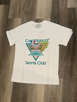 Casablanca Tennis Club White T Brand New Size S