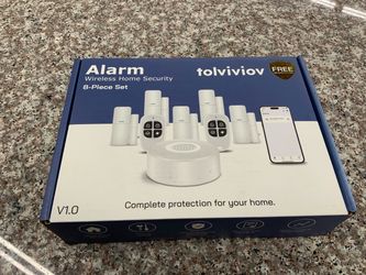 TOLVIVIOV Smart alarm home security system-8- piece