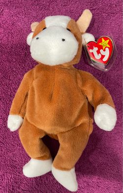 Ty Beanie Baby Bessie the Cow