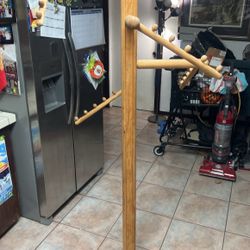 Wooden Clothes Rack