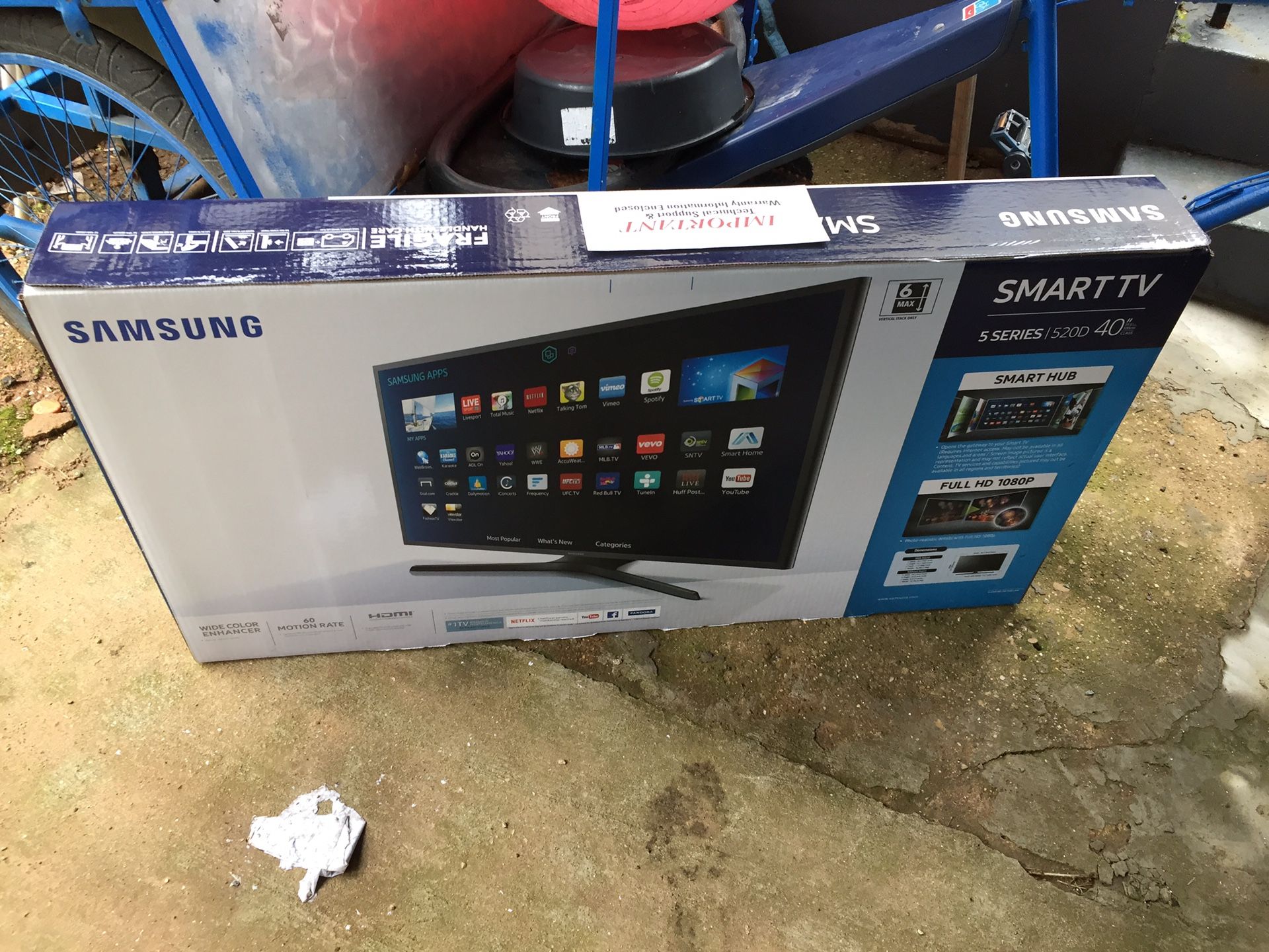 Samsung HDTV 40” inch
