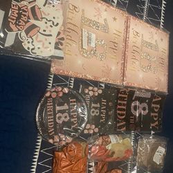 Big Bundle Of Party Decor For 18 Th Birthday Party 