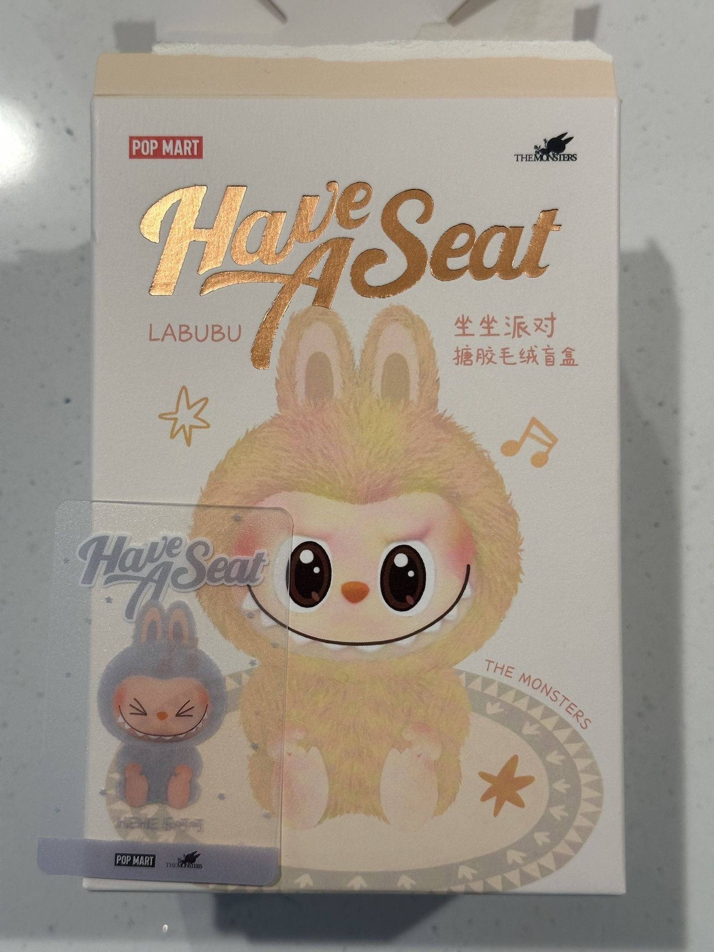 100% Authentic Pop Mart The Monsters Have A Seat Labubu Hehe