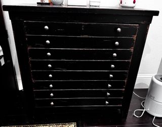 Distressed Black Farmhouse Dresser(s)