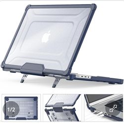 Anti scratching protective cover with foldable stand for mack book pro 16 inch