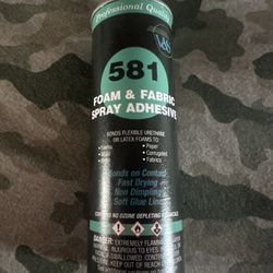 581 Foam And Fabric Spray adhesive 
