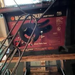 Black and Decker Portable Bench Top Table Saw with stand