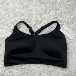 Athleta Advance High Impact Sports Bra Wireless Black NWT Women's Size 42F