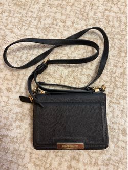Vince Camuto Black Mila Crossbody Wallet Purse - Like New