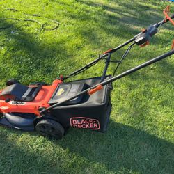 BLACK+DECKER 20 in. 13 AMP Corded Electric Walk Behind Push Lawn Mower