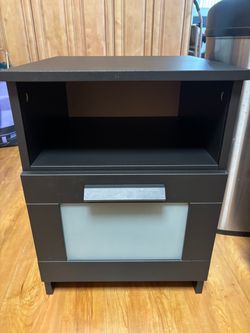 Black Brimnes IKEA Nightstand