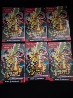 6 available Pokemon tcg ascended heroes booster bundles
