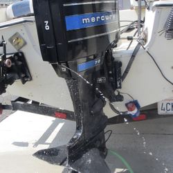 1978 Mercury 70 Hp Outboard Motor With Controls