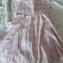 Old Navy Pink Gingham Dress 