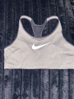 Nike Gray Racerback Sports Bra