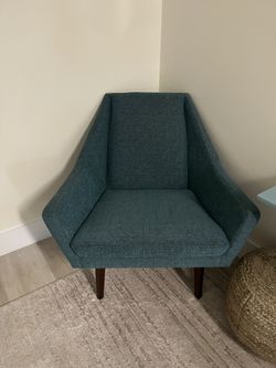 Article "Angle" 33" Lounge Chair — Andaman Blue
