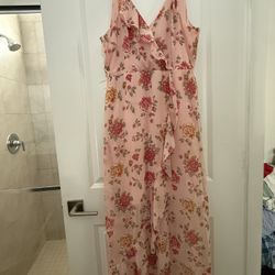 Floral Dress With Spaghetti Straps