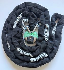 10’ Abus bike chain and Master lock