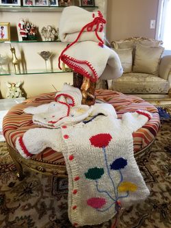 ITALIAN BABY GIRL 4 PIECE ENSEMBLE.