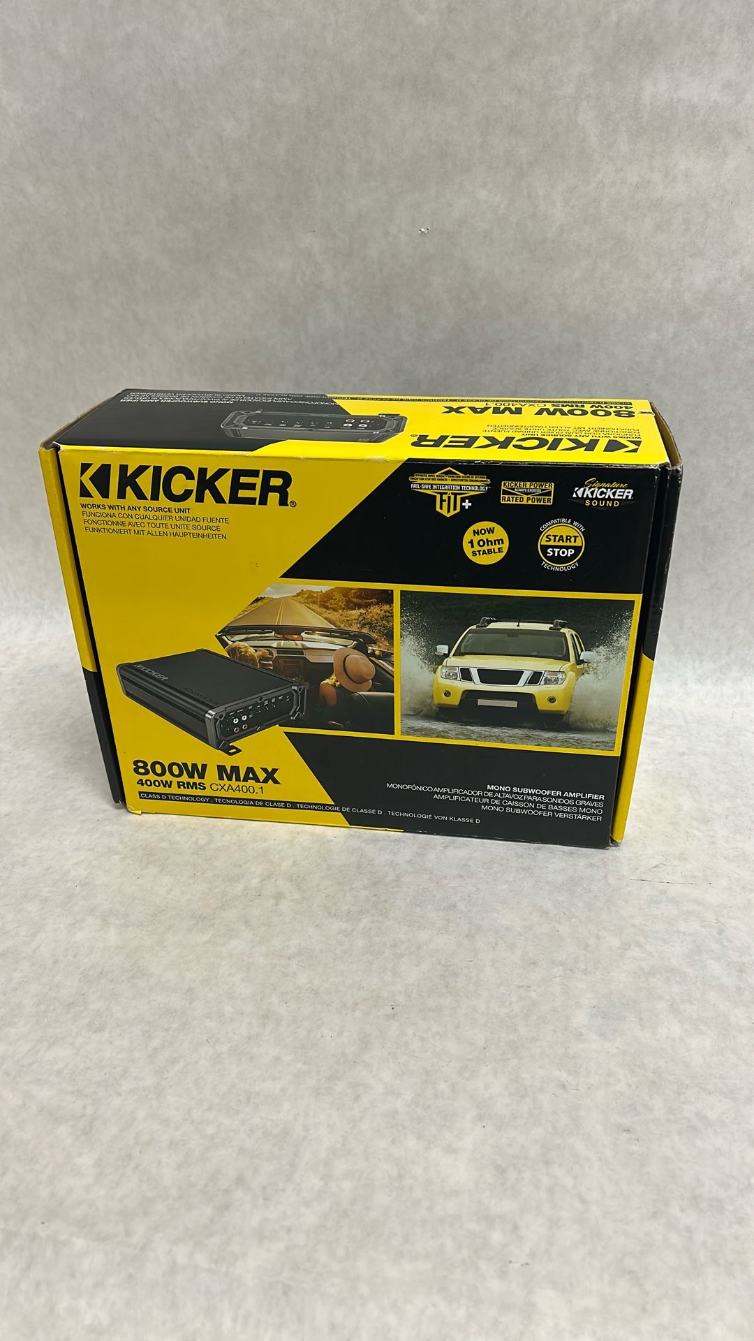 Kicker 800 W Max CXA400.1 400 W RMS car audio amp