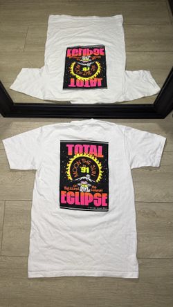 New Vintage 1991 Big Island Billy Total Solar Eclipse Funny Humor Shirt