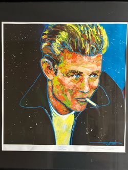 James Dean Portrait Print by Robert Hurst