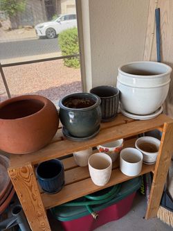 Assorted Ceramic,Terracotta, plastic Plant Pots: buy 1 or more: Read Description Please