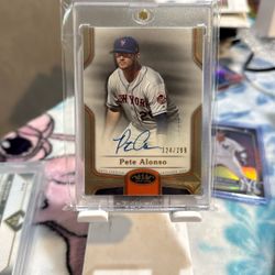 Pete Alonso 2020 Topps Tier One Autograph BOA-PAL 124/299