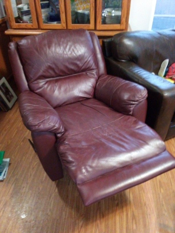 Real leather Recliner Rocks Swivels