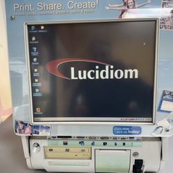 Lucidiom AMP 3700 Photo Kiosk + Kodak Photo Printer 6850 + A Second Kiosk For Free