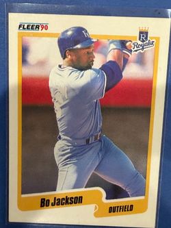 1990 Fleer Bo Jackson Kansas City Royals Baseball Card