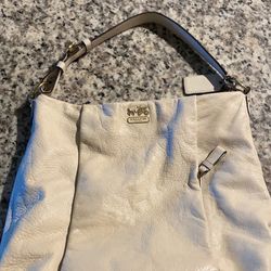 Off white coach purse