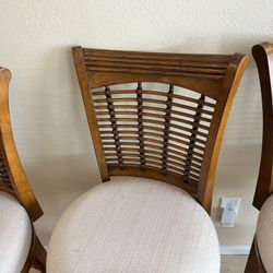Wood Chairs With Cushions