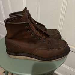 Red Wing Moc Toe Boots