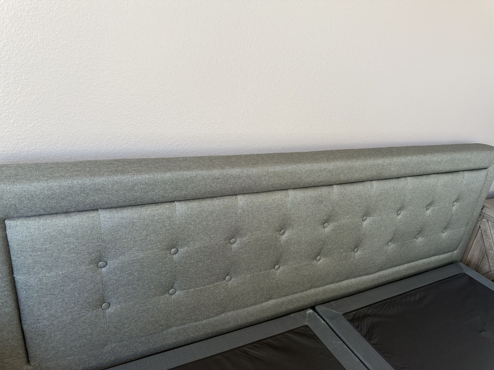 King Size Bed frame And Headboard