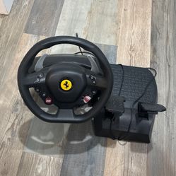 Ferrari Thrustmaster steering wheel