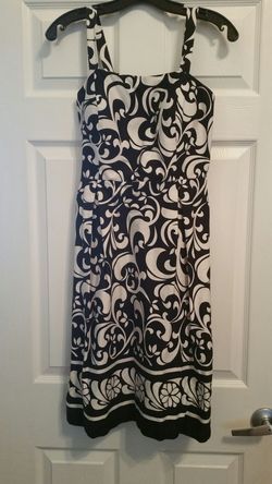 Women's Madison Leigh black and white sundress size 8 p