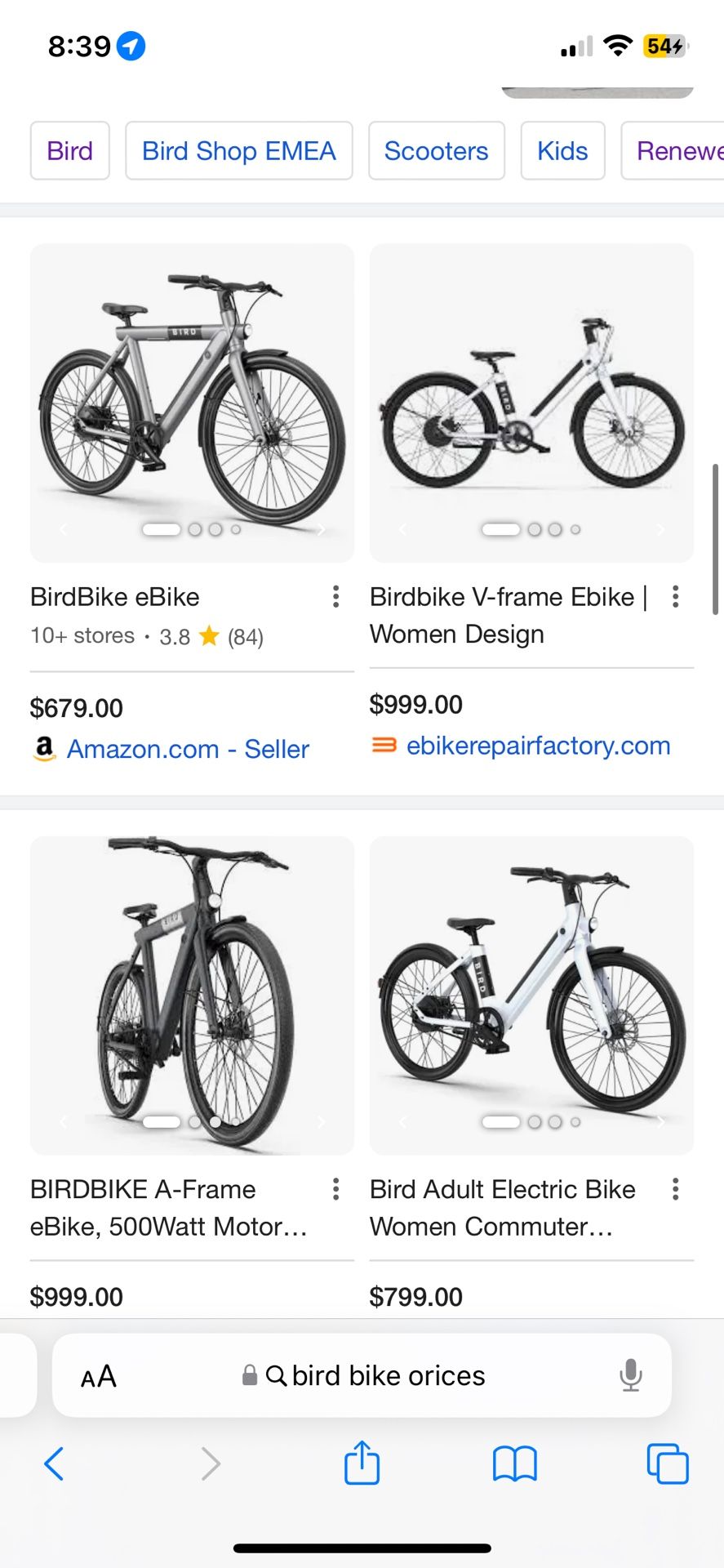 Bird Bike electric