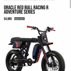 Super 73 Red Bull Edition Number 130 of 500 Very Rare Well Maintained