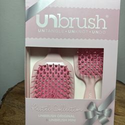 UNbrush Holiday Ombre Detangling Hair Brush Gift Set - 2pk