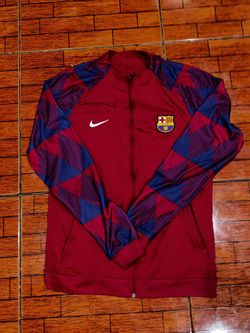 Fc Barcalona Nike Long Sleeve, Zipper Slightly Broken But Still Works, Willing To Go Lower