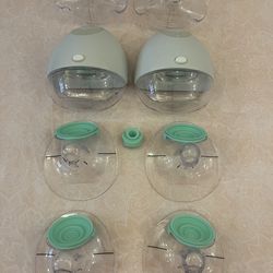 Elvie Wearable Breast Pump Double Set – Gently Used, Complete Bundle