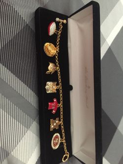 49ers Charm bracelet