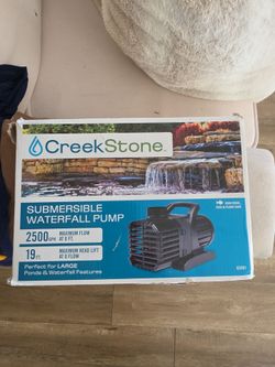 Waterfall pump