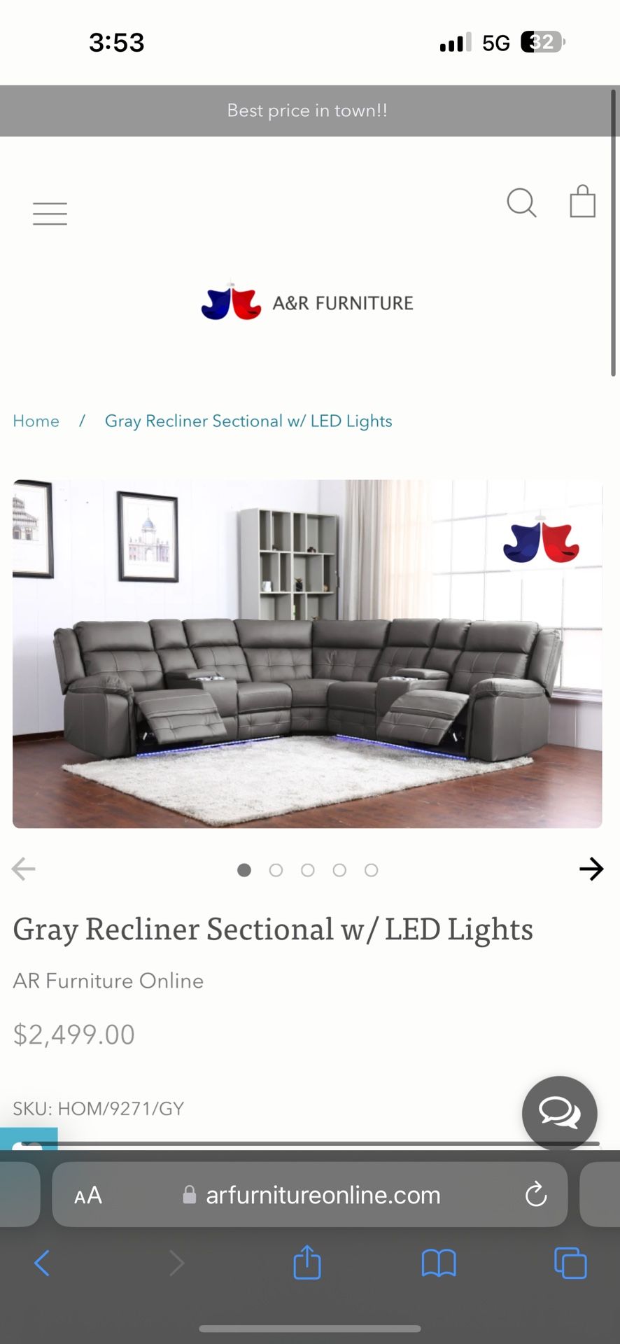 Couch Sectional 