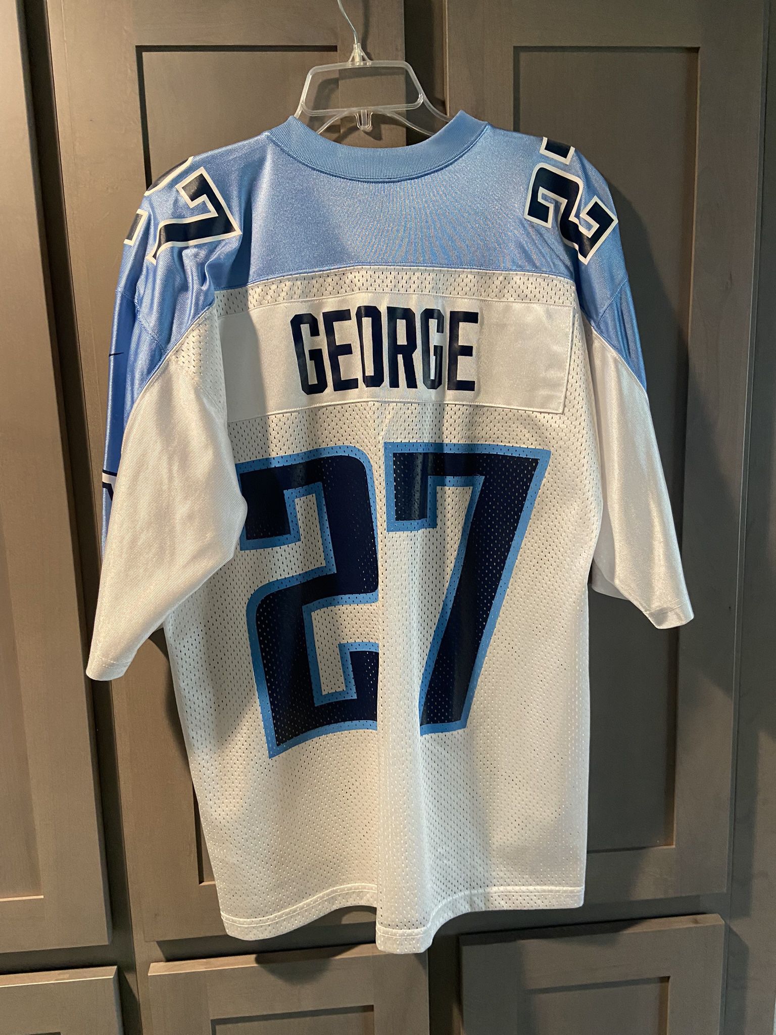 Tennessee Titans Jersey #27 Eddie George 