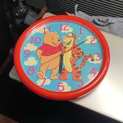 Vintage Winnie The Pooh Clock